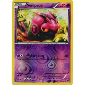 XY Base Set 51/146 Venipede (Reverse Holo)