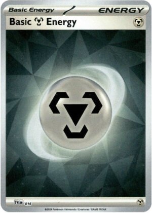 Scarlet & Violet SVE EN16 Basic Metal Energy (Clear Reverse Holo)