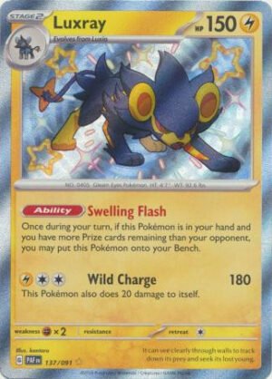 SV Paldean Fates 137/091 Luxray (Holo Shiny)