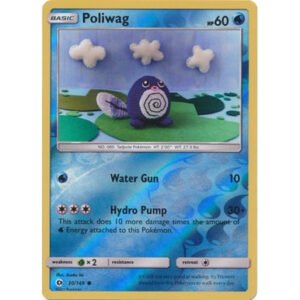 Sun and Moon (Base Set) 30/149 Poliwag (Reverse Holo)