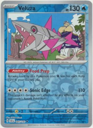 SV Stellar Crown 045/142 Veluza (Reverse Holo)