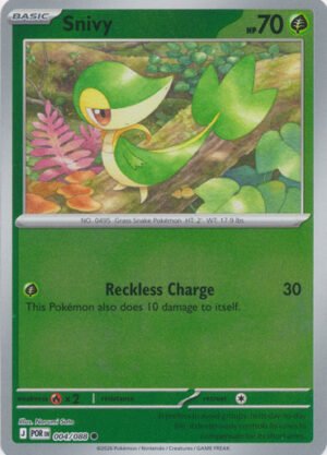 ME Perfect Order 004/088 Snivy (Reverse Holo)