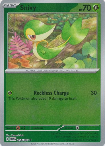 ME Perfect Order 004/088 Snivy (Reverse Holo)