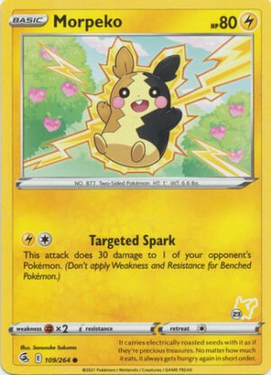 Fusion Strike 109/264 Morpeko (Pikachu Symbol 23)
