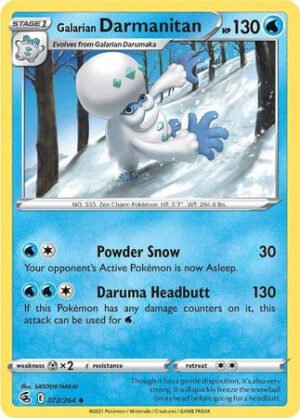 Fusion Strike 072/264 Galarian Darmanitan