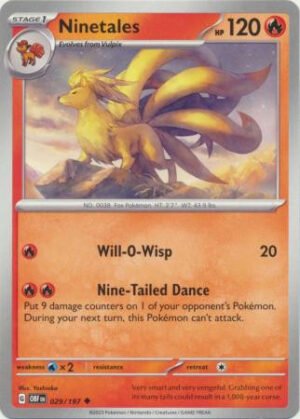 SV Obsidian Flames 029/197 Ninetales