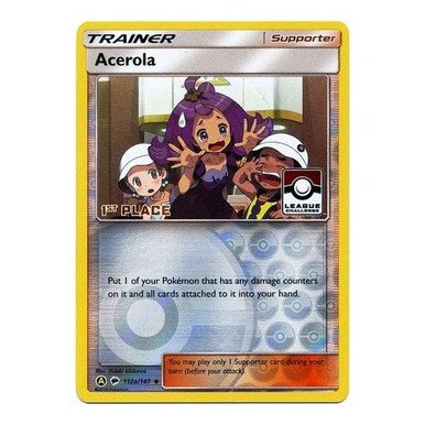 SM Burning Shadows 112a/147 Acerola (League Promo 1st Place)