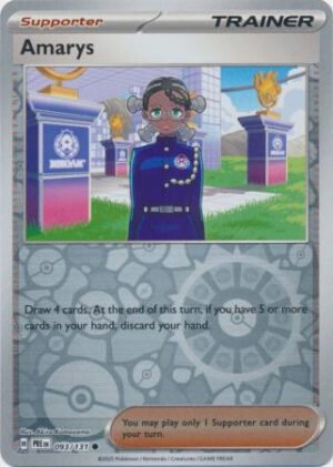 SV Prismatic Evolutions 093/131 Amarys (Reverse Holo)