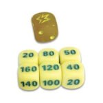 Rebel Clash: Yellow (Translucent) & Yellow & Green (Small) Dice