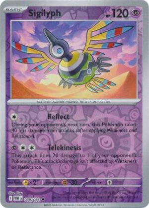 SV White Flare 038/086 Sigilpyh (Reverse Holo)