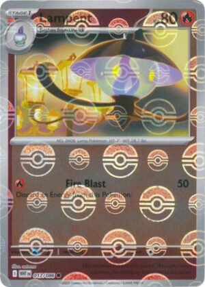 SV White Flare 017/086 Lampent (POKE BALL Reverse Holo)