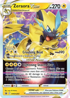 Sword & Shield Promo SWSH265 Zeraora VSTAR