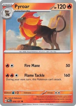 SV Prismatic Evolutions 016/131 Pyroar