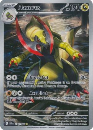 SV Black Bolt 147/086 Haxorus (Illustration Rare)