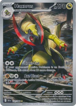 SV Black Bolt 147/086 Haxorus (Illustration Rare)