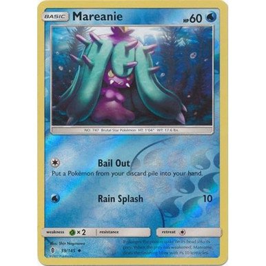 SM Guardians Rising 39/145 Mareanie (Reverse Holo)
