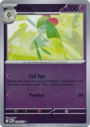 Mega Evolution 059/132 Kirlia (Reverse Holo)