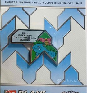 Europe Championships 2019 Venusaur Pin Badge