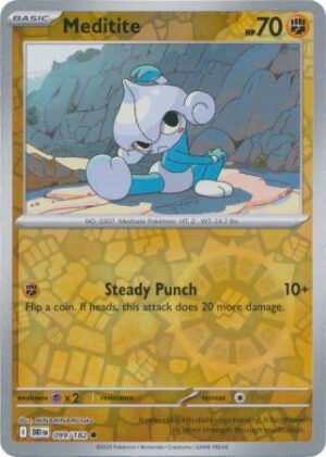 SV Destined Rivals 099/182 Meditite (Reverse Holo)