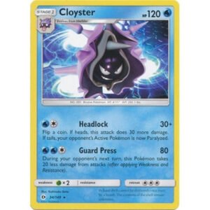 Sun and Moon (Base Set) 34/149 Cloyster
