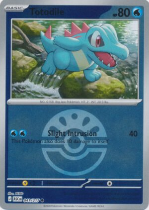 ME Ascended Heroes 041/217 Totodile (Reverse Holo BALL SYMBOL)