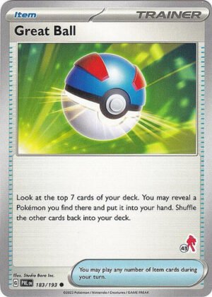 SV Paldea Evolved 183/193 Great Ball (Armarouge Symbol 43)
