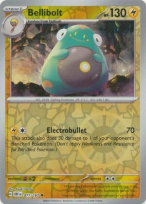 SV Obsidian Flames 077/197 Bellibolt (Reverse Holo)