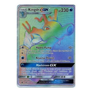 Sun & Moon Promo SM155 Kingdra GX (Rainbow Rare)