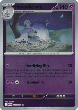 Mega Evolution 066/132 Houndstone (Reverse Holo)