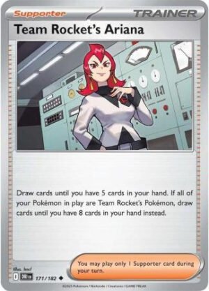 SV Destined Rivals 171/182 Team Rocket’s Ariana