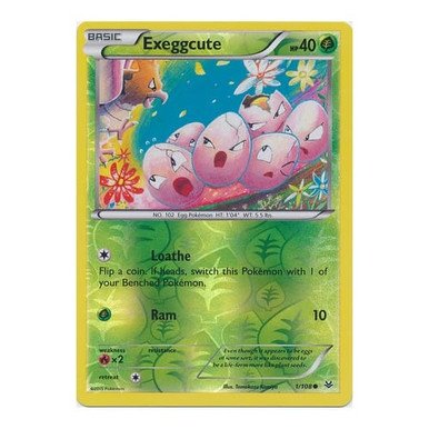 XY Roaring Skies 1/108 Exeggcute (Reverse Holo)