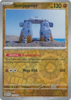 Scarlet & Violet (Base Set) 121/198 Stonjourner (Reverse Holo)