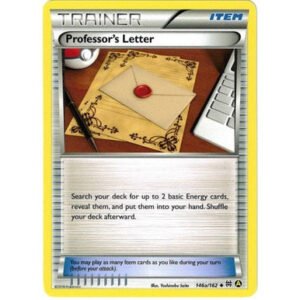 XY Break Through 146a/162 Professor's Letter (Alternative Art NON-HOLO)