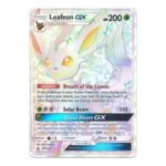 SM Ultra Prism 157/156 Leafeon GX (Rainbow Rare)