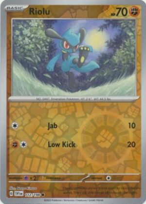Scarlet & Violet (Base Set) 112/198 Riolu (Reverse Holo)