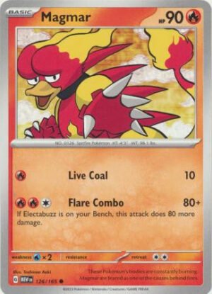 Scarlet & Violet 151 126/165 Magmar