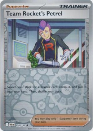 SV Destined Rivals 176/182 Team Rocket’s Petrel (Reverse Holo)