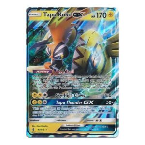 SM Guardians Rising 47/145 Tapu Koko GX (Half Art)