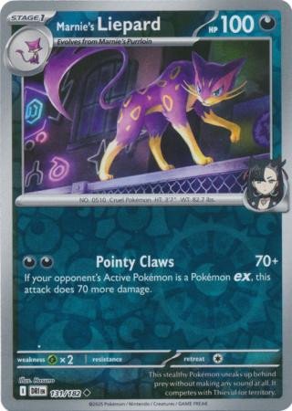 SV Destined Rivals 131/182 Marnie's Liepard (Reverse Holo)