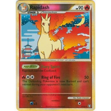 HS Triumphant 8/102 Rapidash (Reverse Holo)
