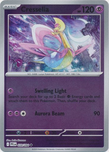 ME Phantasmal Flames 039/094 Cresselia (Reverse Holo)