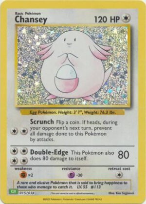 TCG Classic Collection: Venusaur Deck 015/034 Chansey (Holo)