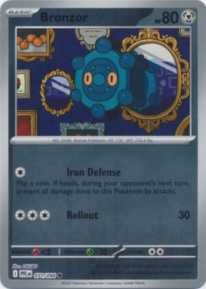 ME Phantasmal Flames 071/094 Bronzor (Reverse Holo)