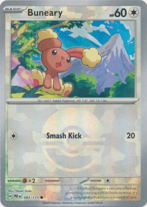 SV Prismatic Evolutions 083/131 Buneary (POKE BALL Pattern Holo)