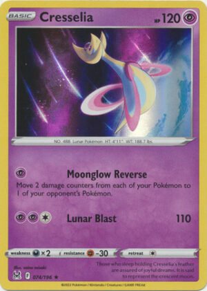 SWSH Lost Origin 074/196 Cresselia (Holo)