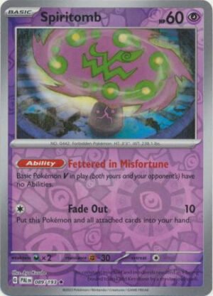 SV Paldea Evolved 089/193 Spiritomb (Reverse Holo)