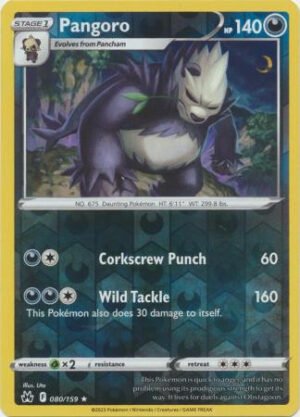Crown Zenith 080/159 Pangoro (Reverse Holo)