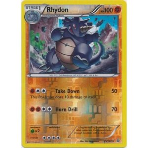 XY Primal Clash 75/160 Rhydon (Reverse Holo)