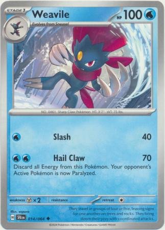 SV Shrouded Fable 014/064 Weavile