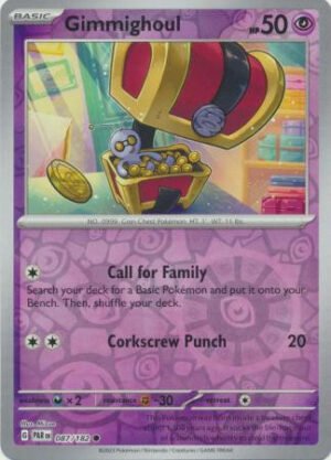 SV Paradox Rift 087/182 Gimmighoul (Reverse Holo)